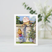 アリスは不思議の国のHumpty Dumptyに会います ポストカード (スタンド正面)