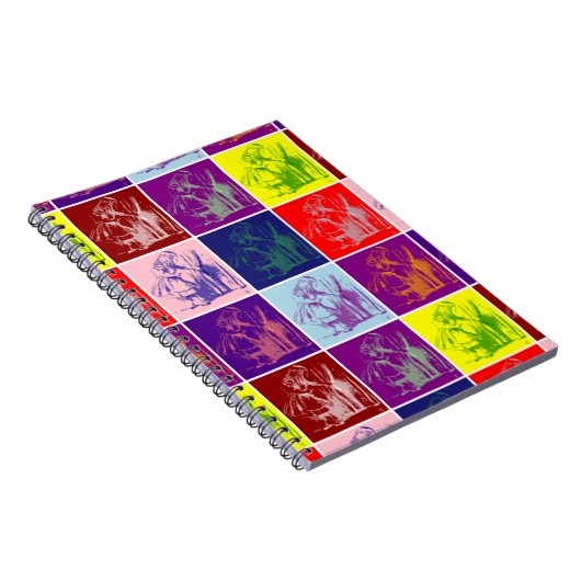 アリスは小さなドアアートを見つけていポップ・アートのる ノートブック (右側)