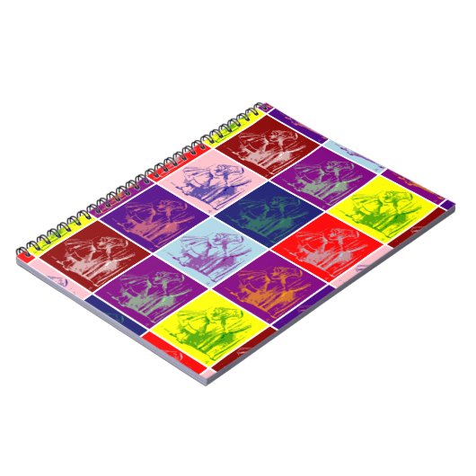 アリスは小さなドアアートを見つけていポップ・アートのる ノートブック (左側)