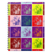 アリスは小さなドアアートを見つけていポップ・アートのる ノートブック (正面)