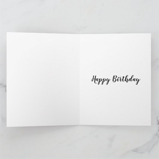 アリスは帽子ファンシーの誕生日 カード (内部)