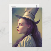 アリスは帽子屋はがき ポストカード (正面/裏面)