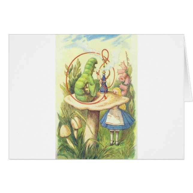 アリスは幼虫に会います (正面横)