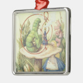 アリスは幼虫に会います メタルオーナメント (左)