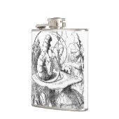 アリスは幼虫-不思議の国のアリス--に会います フラスク (左)