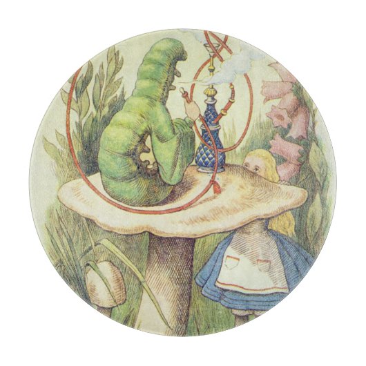 アリスは毛虫に出くわす カッティングボード (正面)