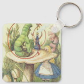 アリスは毛虫に出くわす キーホルダー (裏面)