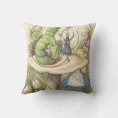 アリスは毛虫に出くわす クッション (裏面)