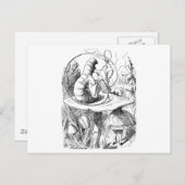 アリスは毛虫に相談する ポストカード (正面/裏面)