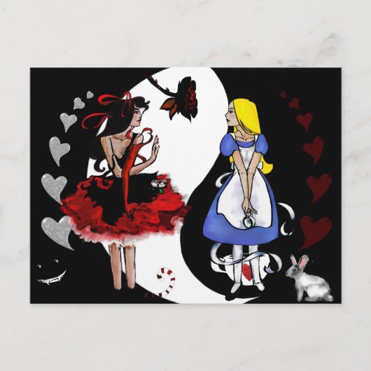 アリスは考え返した ポストカード (正面)