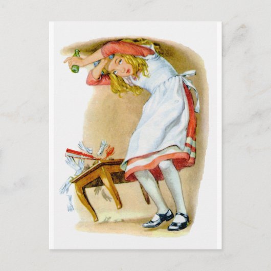 アリスは背が高すぎる！やだ！ ポストカード (正面)