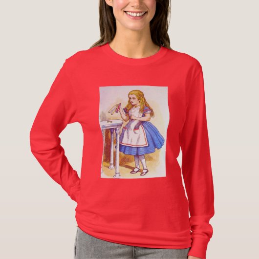 アリスは色を飲みます Tシャツ (正面)