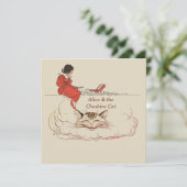 アリスは茶色い髪とチェシャ猫 招待状 (スタンド正面)