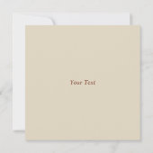 アリスは茶色い髪とチェシャ猫 招待状 (裏面)