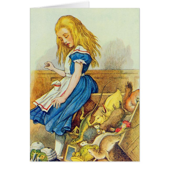 アリスは陪審ボックスをひっくり返します (正面)