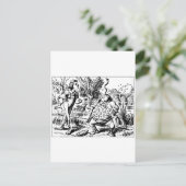 アリスはDeeを音楽で誘い、Dumを音楽で誘い、 ポストカード (スタンド正面)