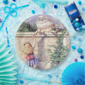 アリスはHumpty Dumptyに会います ペーパープレート (パーティー)