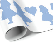 アリスへのタマキビ青いアリス ラッピングペーパー (ロールコーナー)