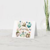 アリスをテーマにした サンキューカード (正面)