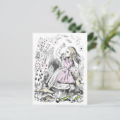 アリスを攻撃するカード ポストカード (スタンド正面)