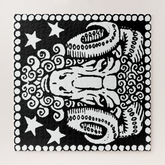 アリスアストロロジー占星術〔占星術の〕十二宮図標識 ジグソーパズル (横)