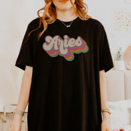 アリスアストロロジー誕生日ギフト〔占星術の〕十二宮図サインレトロ Tシャツ