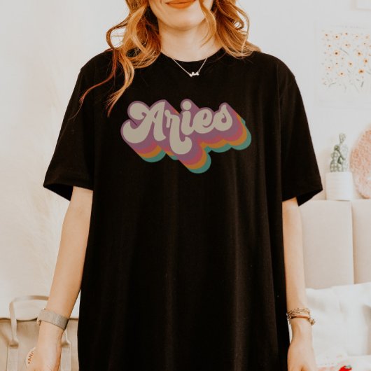 アリスアストロロジー誕生日ギフト〔占星術の〕十二宮図サインレトロ Tシャツ