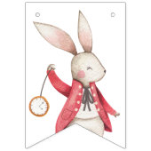 アリスアドベンチャーインウォダーランド誕生日ティーパーティー バンティングフラッグ (第1の旗)