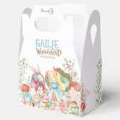 アリスアドベンチャーインウォダーランド誕生日ティーパーティー フェイバーボックス (オープン)