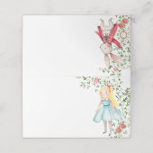 アリスアドベンチャーインウォダーランド誕生日ティーパーティー プレイスカード (外部開封)