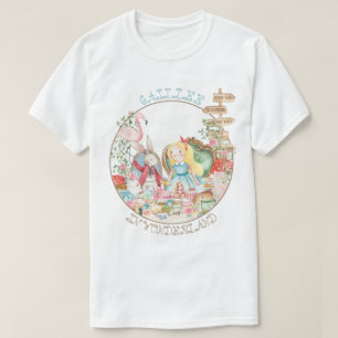 アリスアドベンチャーインウォダーランド誕生日ティーパーティー Tシャツ