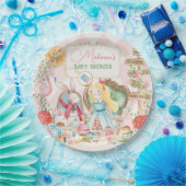 アリスアドベンチャーインウォダーランド赤ちゃんシャワー茶パーティー ペーパープレート (パーティー)