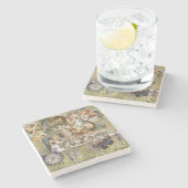 アリスアドベンチャーインワンダーランド不機嫌ティーパーティー ストーンコースター (横)