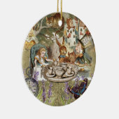 アリスアドベンチャーインワンダーランド不機嫌ティーパーティー セラミックオーナメント (右)