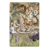 アリスアドベンチャーインワンダーランド不機嫌ティーパーティー ミニクリップボード (裏面)