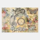 アリスアドベンチャーインワンダーランド不機嫌ティーパーティー ラッピングペーパーシート (正面3)