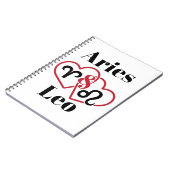 アリスアンドレオカップル〔占星術の〕十二宮図占星術 ノートブック (左側)