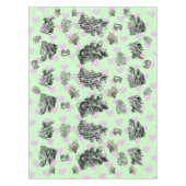 アリスイムウンダーランドアリスインワンダーランドハート テーブルクロス (正面)