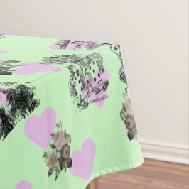 アリスイムウンダーランドアリスインワンダーランドハート テーブルクロス