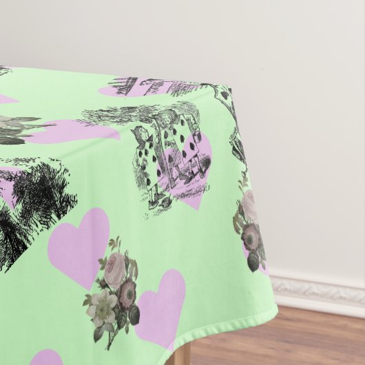 アリスイムウンダーランドアリスインワンダーランドハート テーブルクロス (インサイチュ)