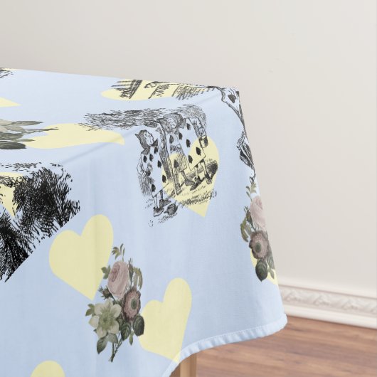 アリスイムウンダーランドアリスインワンダーランドハート テーブルクロス (インサイチュ)