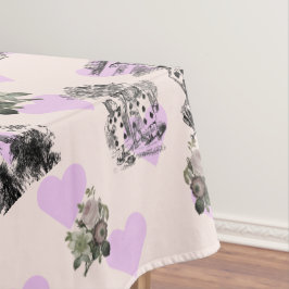 アリスイムウンダーランドアリスインワンダーランドハート テーブルクロス