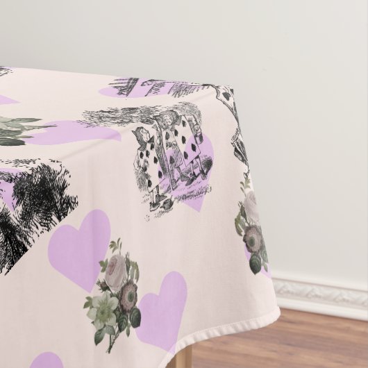 アリスイムウンダーランドアリスインワンダーランドハート テーブルクロス (インサイチュ)