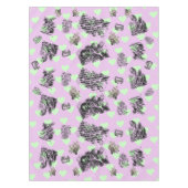 アリスイムウンダーランドアリスインワンダーランドハート テーブルクロス (正面)