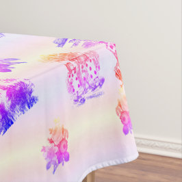 アリスイムウンダーランド – アリスインワンダーランドパステル テーブルクロス