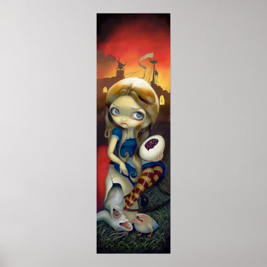 アリスインアブルーヘルヴィジョンARTプリントワンダーランド ポスター (正面)