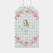 アリスインオネダーランド不機嫌ハッターティーパーティー誕生日 ギフトタグ (裏面)