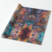 アリスインサイケデリックワンダーランドガールテーマ ラッピングペーパー (アンロールド)