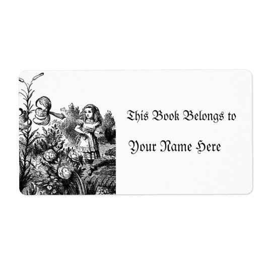 アリスインザガーデン ラベル (正面)