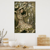 アリスインテキサス州ホールデムトランプのポーカーポスター ポスター (キッチン)